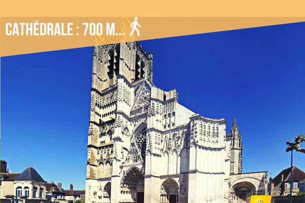 La Belle Vie - Appartement Cosy Au Centre-Ville 오세르 외부 사진
